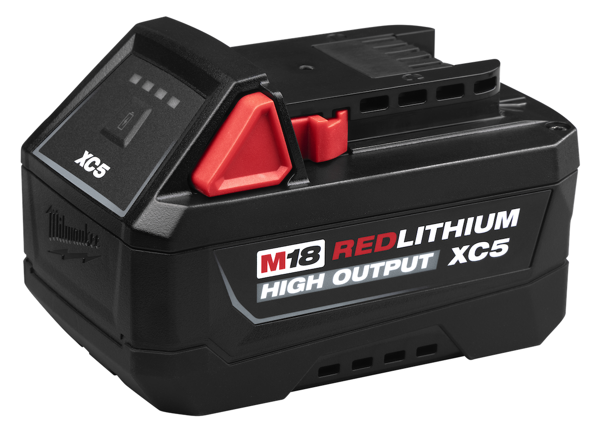 Milwaukee’s HIGH OUTPUT™ XC5™ Battery