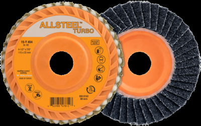 ALLSTEEL TURBO™ Industrial Flap Discs