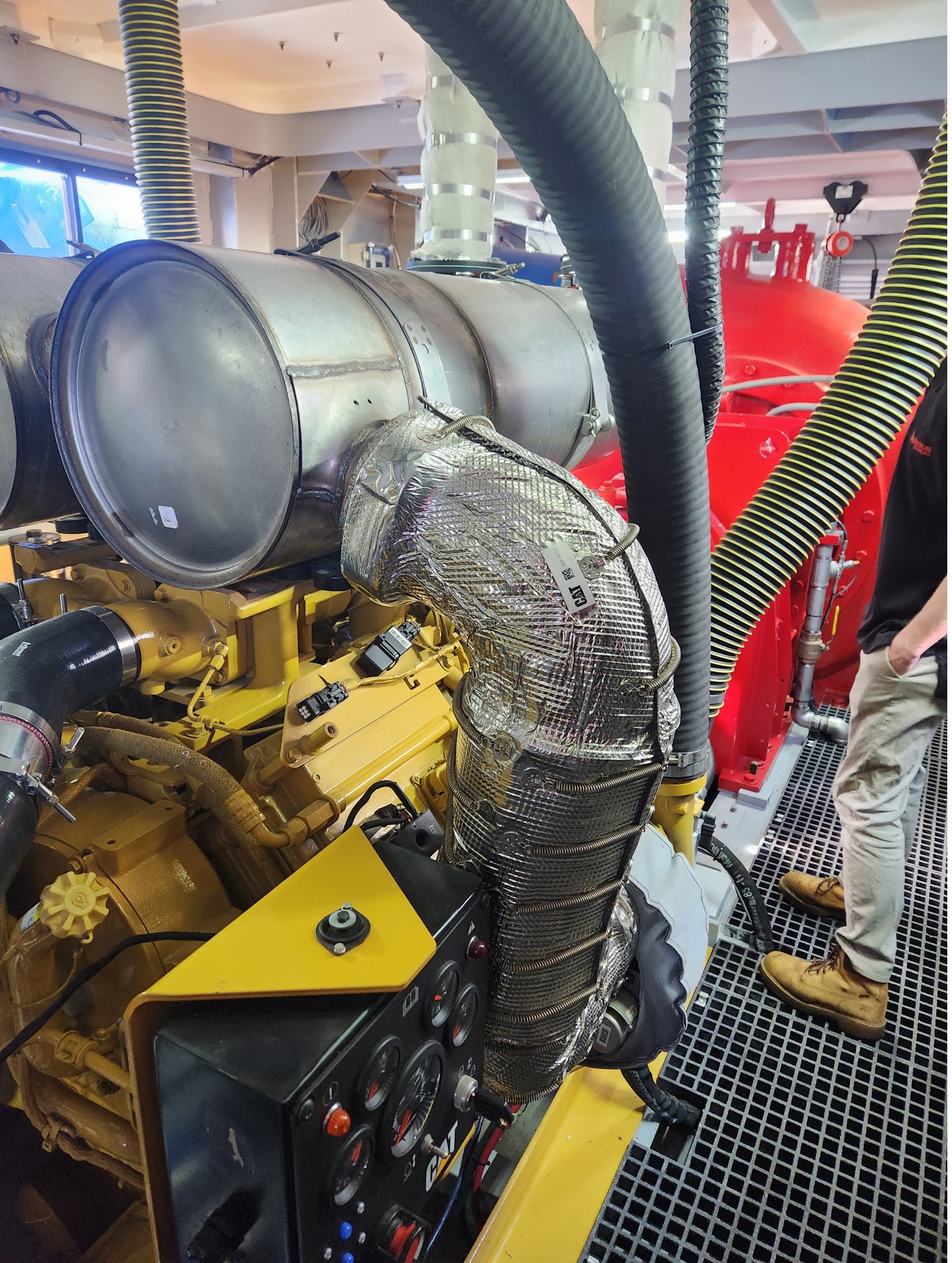 Exhaust Pipe Insulation - Before