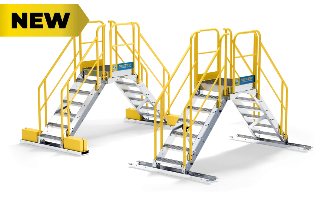 ErectaStep® Non-Penetrating Rooftop Safety Stairs & Crossovers