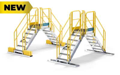 ErectaStep® Non-Penetrating Rooftop Safety Stairs & Crossovers