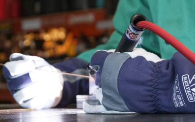 Premium Grain Goatskin TIG Welding Gloves for Precision Welding